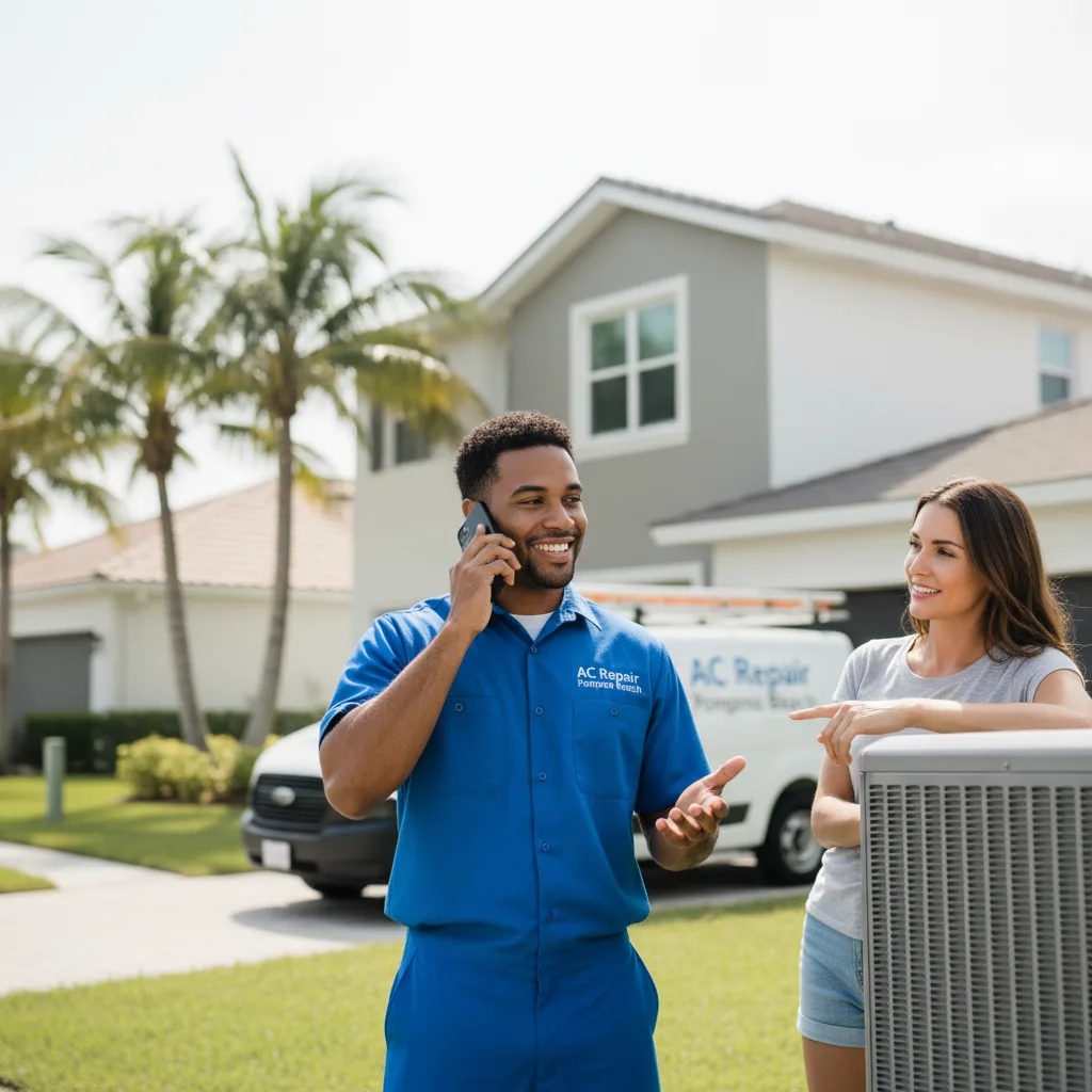 AC Repair Pompano Beach customer support in Portage